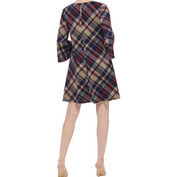 Jessica Howard Retro Inspired Plaid Swing Dress - Picture 4 of 4